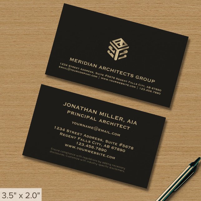 Carte de visite Elite Architect (Créateur téléchargé)
