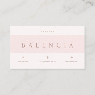 Carte De Visite Elite Beauty & Style Expert