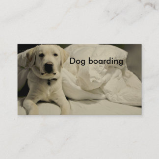 Carte De Visite Embarquement/chenil de chien