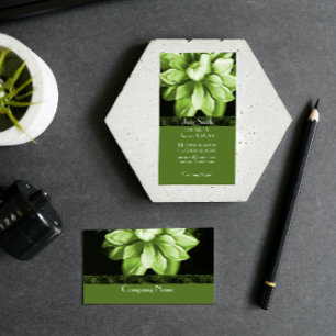Carte de visite Emerald Bloom