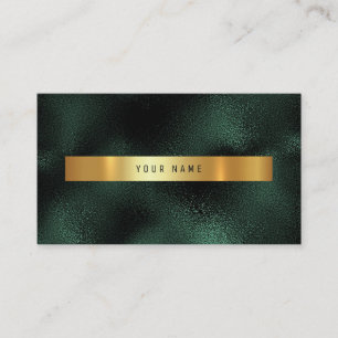 Carte De Visite Emerald Tropical Green Vip Ombre Parties scintilla