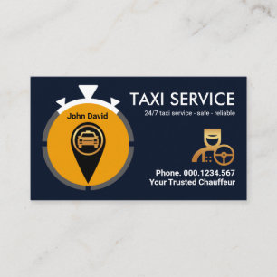 Carte De Visite Emplacement de Stopwatch Creative Icon Taxi #Zazzl
