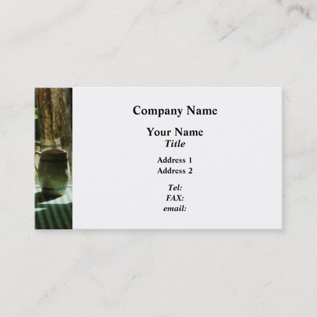 Carte De Visite Emplacement par fenêtre (Devant)