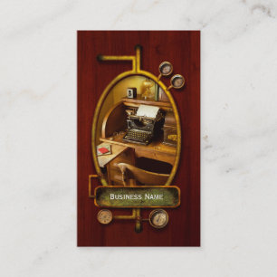 Carte De Visite Emploi - Typist - Une personne avec de nombreux in