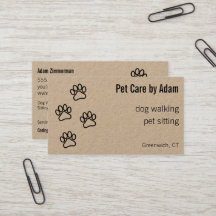 Empreintes de pattes Chien Walker Animal de compag