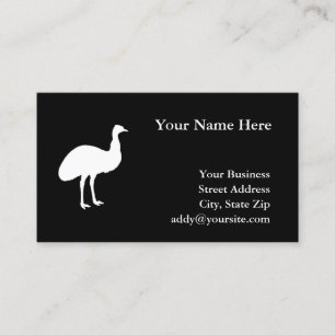 Carte De Visite Emu