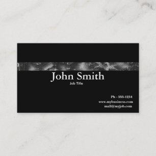 Carte de visite en acier grunge