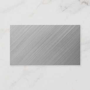 carte de visite en aluminium balayé brillant