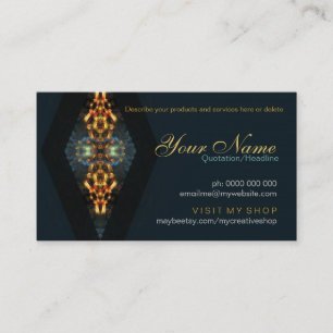 Carte de visite en art fractal Diamant de la Prosp