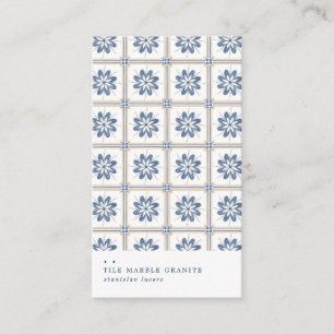Carte de visite en carreaux espagnols