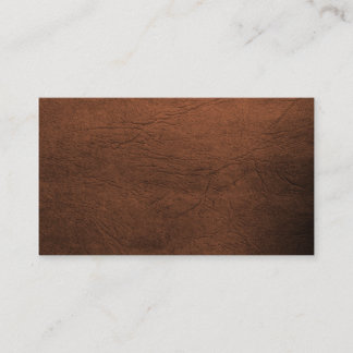 Carte de visite en cuir