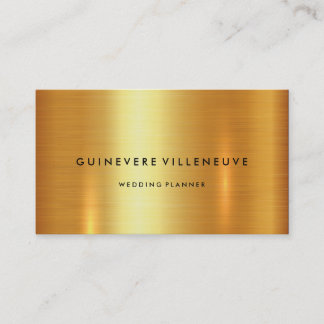 Carte de visite en or de luxe de faux