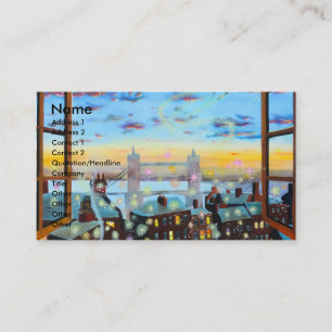 Carte De Visite En second lieu étoile vers la droite. Peter Pan a