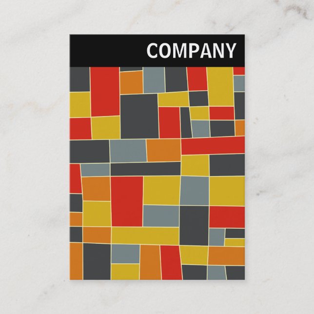 Carte De Visite En-tête V - Abstrait 240413 (Devant)