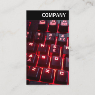 Carte De Visite En-tête V - Clavier lumineux