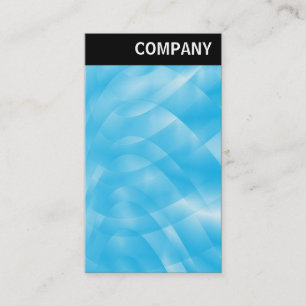 Carte De Visite En-tête V - Courbes bleues