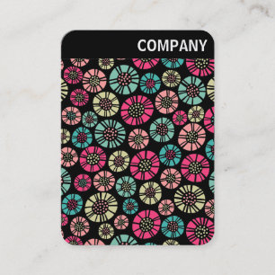 Carte De Visite En-tête V - Fleurs Abstraites 031023