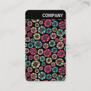 Carte De Visite En-tête V - Fleurs Abstraites 031023