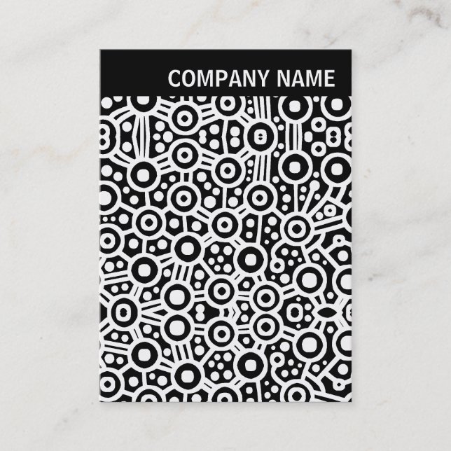 Carte De Visite En-tête V - Image - Circuits Abstraits (Devant)