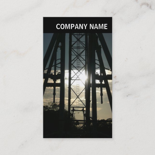 Carte De Visite En-tête V - Image - Construction de la grande roue (Devant)