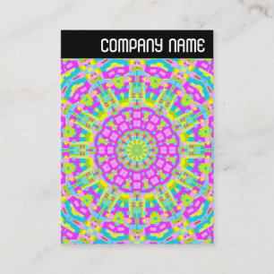 Carte De Visite En-tête V - Kaleidoscope coloré 01