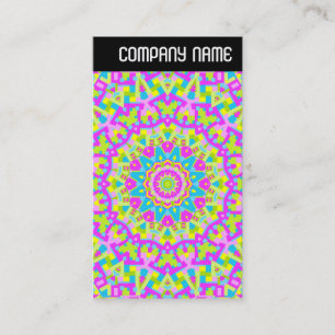 Carte De Visite En-tête V - Kaleidoscope coloré 010
