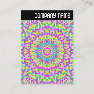 Carte De Visite En-tête V - Kaleidoscope coloré 010