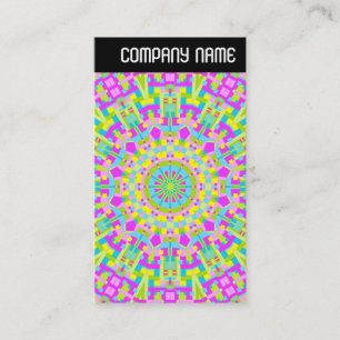 Carte De Visite En-tête V - Kaleidoscope coloré 05