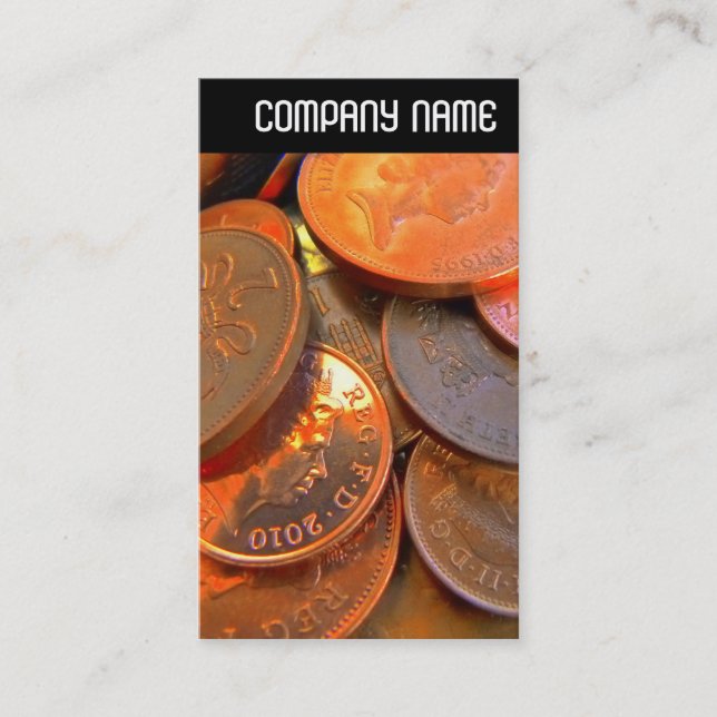 Carte De Visite En-tête V - La couleur de l'argent (Devant)