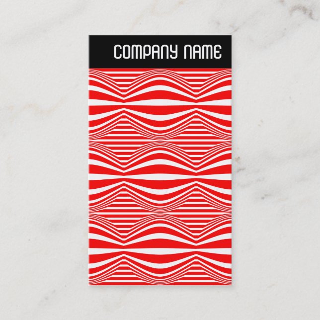 Carte De Visite En-tête V - Lignes et sphères d'art Op (Devant)