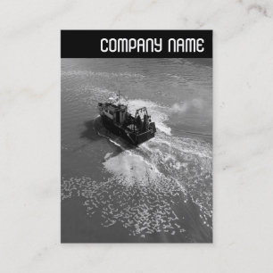 Carte De Visite En-tête V - Petit chalutier de pêche