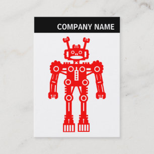 Carte De Visite En-tête V - Photo - Robot rouge