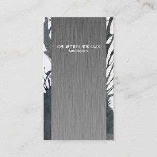 Carte De Visite Encre de panneau en acier