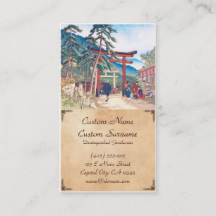 Carte De Visite Endroits célèbres du paysage de Kyoto - de Fushi