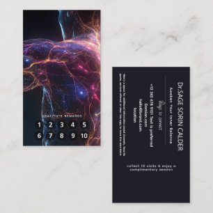 Carte De Visite Énergie Aura Courant Rayonnant