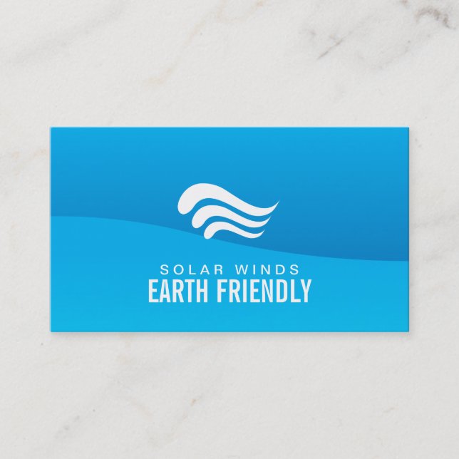 Carte De Visite Énergie | Vents (Devant)