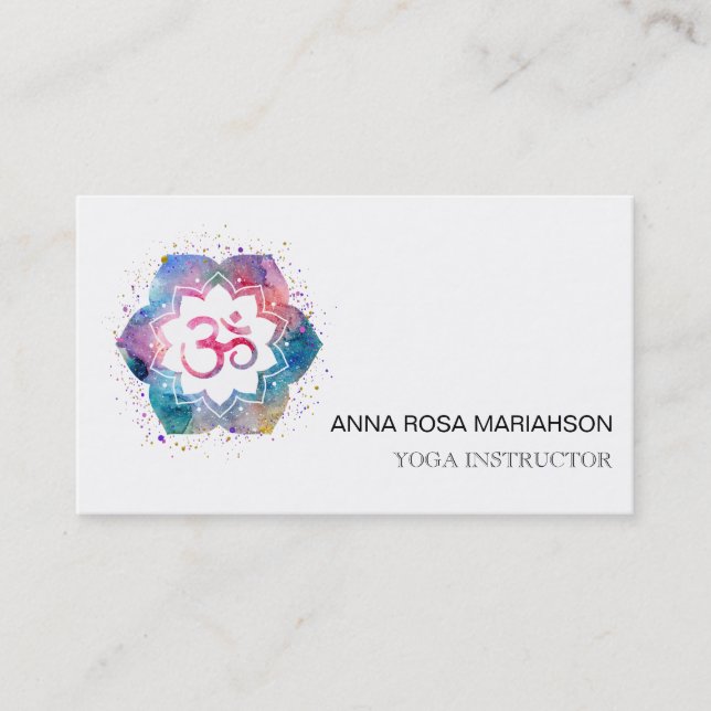 Carte De Visite *~* Energy Healer Reiki Crystal Yoga Reiki Master  (Devant)