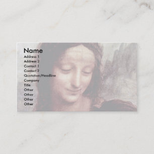 Carte De Visite Enfant du Christ avec l'agneau de St Anne Maria