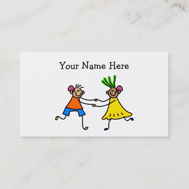 Carte De Visite Enfants de prothèse auditive (Devant)