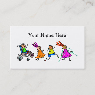 Carte De Visite Enfants handicapés