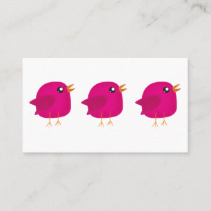 Carte De Visite Enfants mignonette birdy