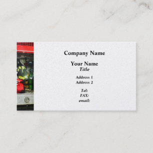 Carte De Visite Engin de lutte contre les incendies - Finition Pla
