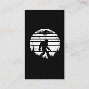 Carte De Visite  Enlèvement par un Alien de Bigfoot rétro