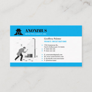 Carte De Visite Enquêtes privées   Inspecteur professionnel