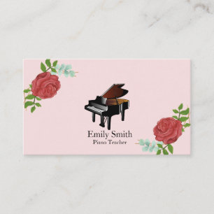Carte de visite enseignant de piano