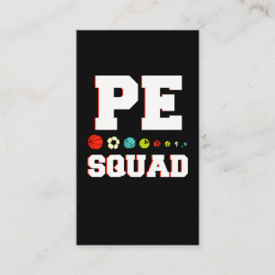 Carte De Visite Enseignant en éducation physique Sports PE