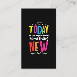 Carte De Visite Enseignant Enseignant Enseignant Un Esprit Positif