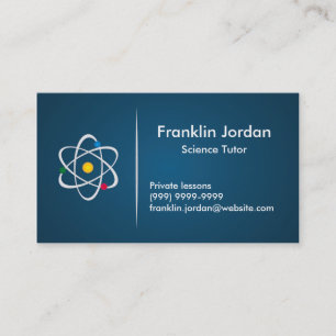Carte de visite enseignant particulier