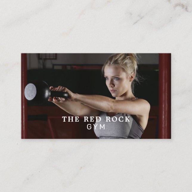 Carte De Visite Enseignante, Entraîneuse personnelle, Instructrice (Devant)