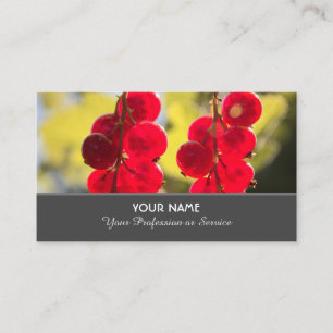 Carte De Visite Ensemble de curry rouge fruité mûr pour fermiers